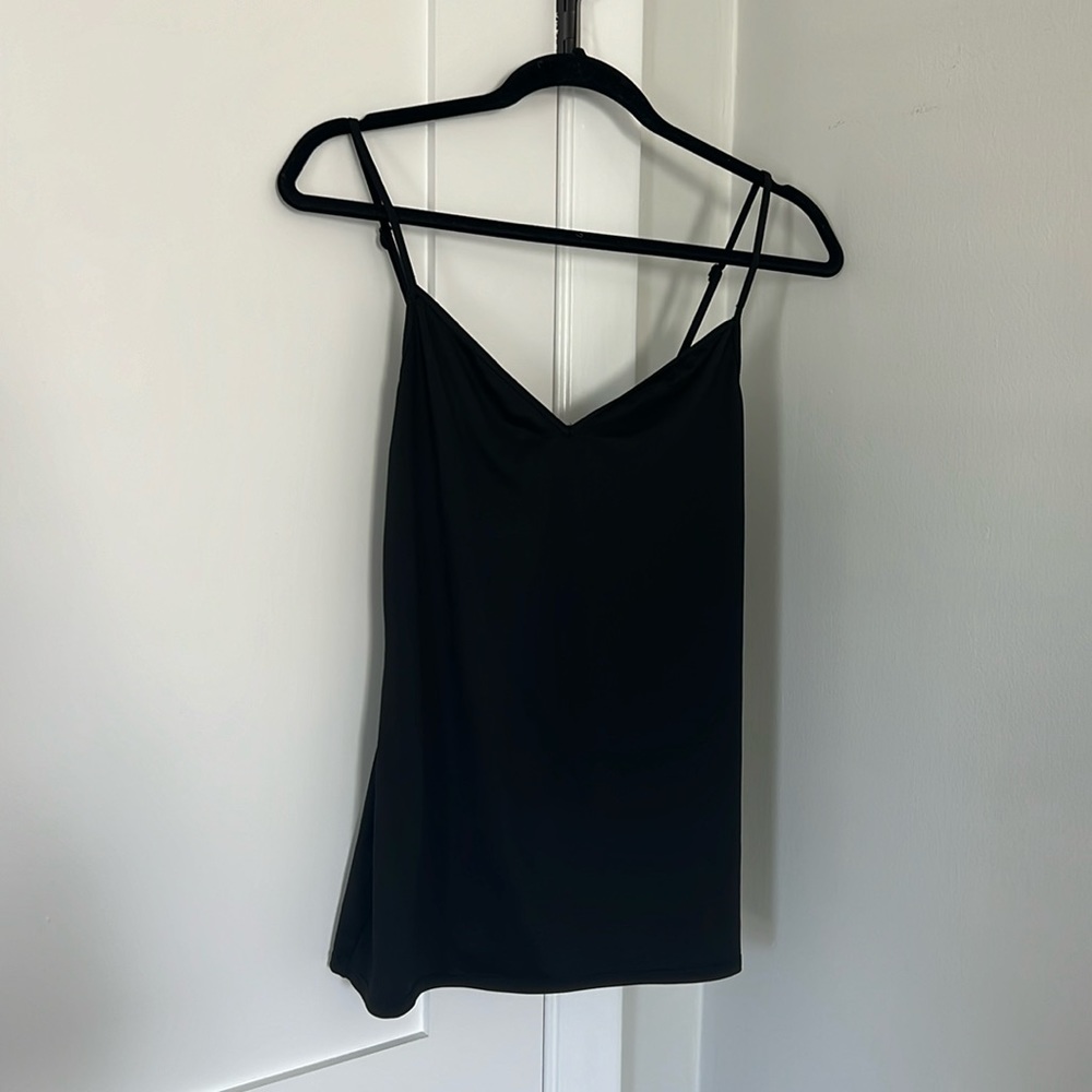 Black maternity tank top from A Pea In The Pod - elegant top